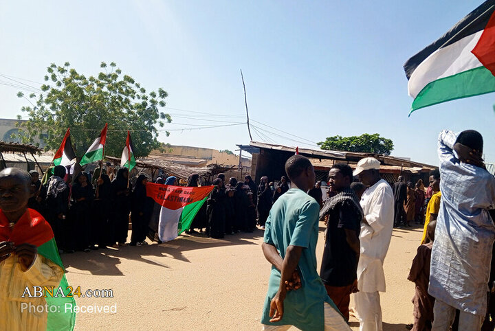 راهپیمایی پیروان شیخ زکزاکی در شهر  کاتسینا، نیجریه