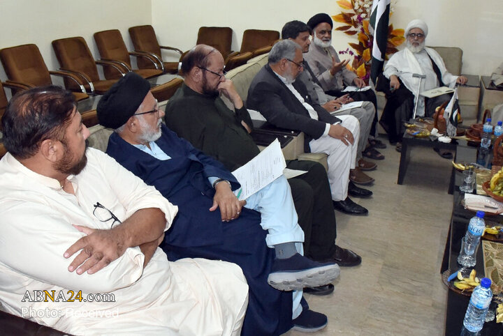 جلسه شورای عالی اعضای برجسته شیعه مجلس وحدت مسلمین پاکستان در اسلام آباد