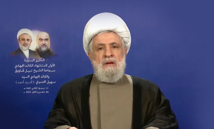 شیخ نعیم قاسم: هدف قرار دادن فلسطین، مقاومت و ایران، بخشی از یک نبرد واحد است/ طرح پرخطر ترامپ برای غزه؛ لباسی آمریکایی بر تن طرحی اسرائیلی