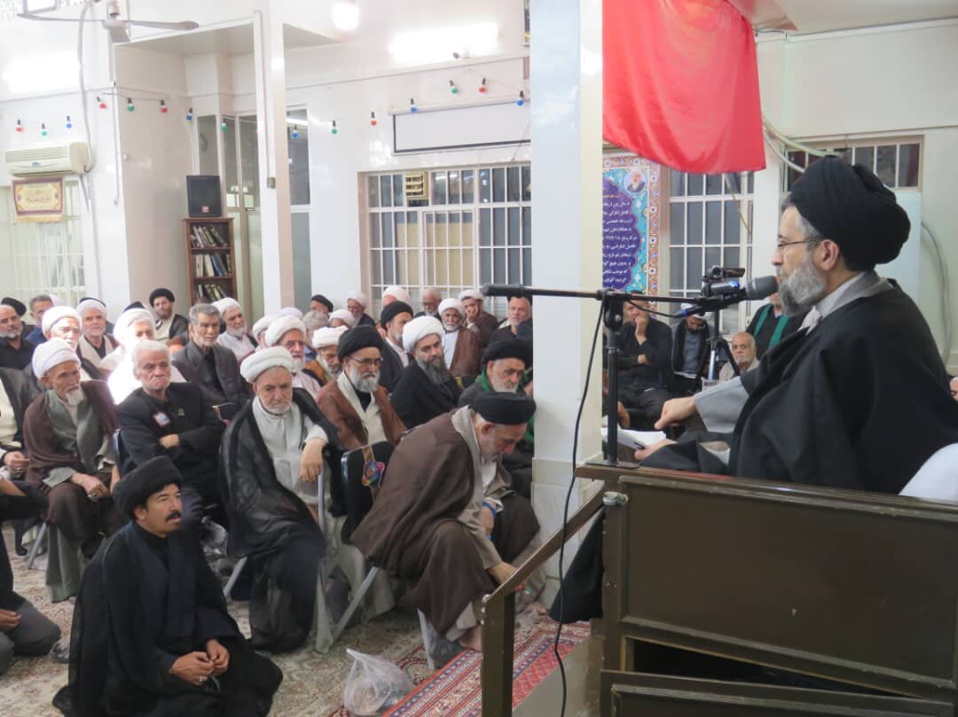 برگزاری مراسم عزاداری سالروز وفات حضرت معصومه(س) در دفتر آیتالله فاضل لنکرانی + تصاویر