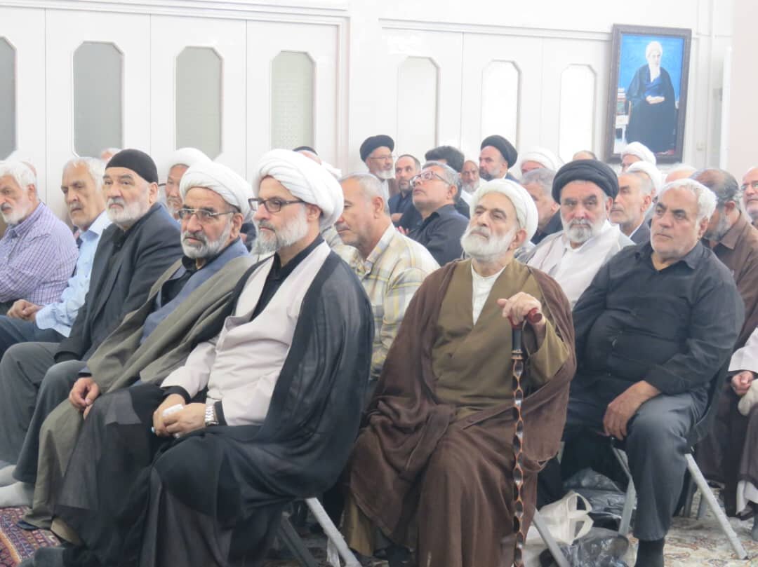 برگزاری مراسم عزاداری سالروز وفات حضرت معصومه(س) در دفتر آیتالله فاضل لنکرانی + تصاویر