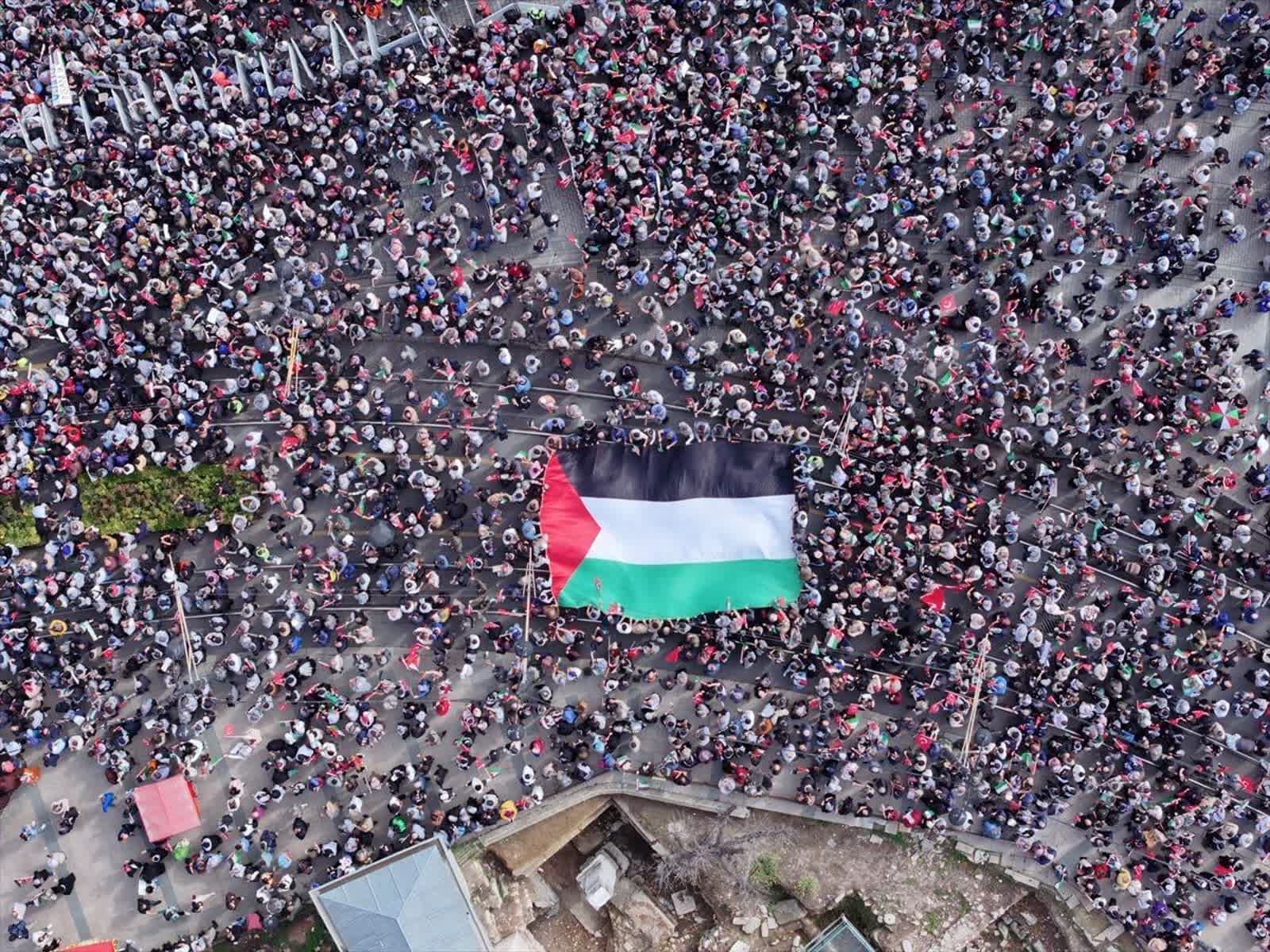 Türkiye'nin Büyük Şehirlerinde Gazze İçin Destek Yürüyüşleri Düzenlendi + VİDEO