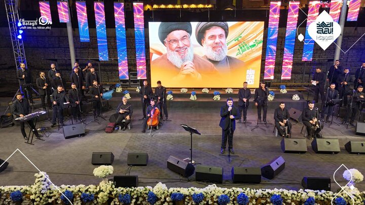 الحفل الانشادي لفرقة علي العطار وفرقة الرضوان الانشادية فی مدينة صور