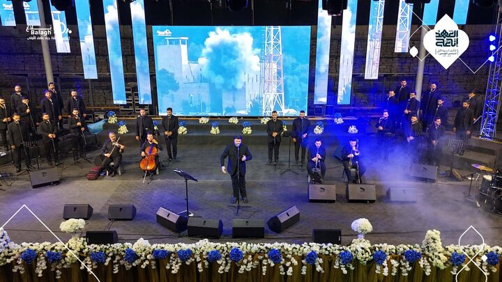 الحفل الانشادي لفرقة علي العطار وفرقة الرضوان الانشادية فی مدينة صور