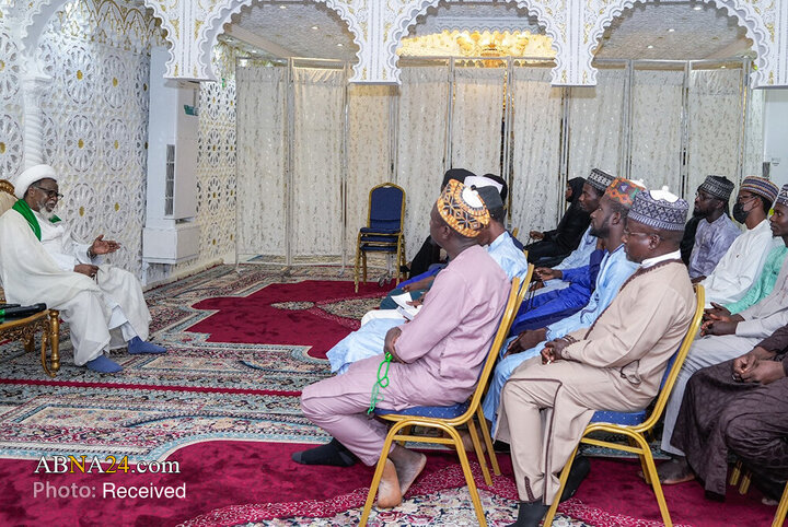 دیدار شیخ زکزاکی با نمایندگان «انجمن رسانه‌ای» جنبش اسلامی در ابوجا، نیجریه
