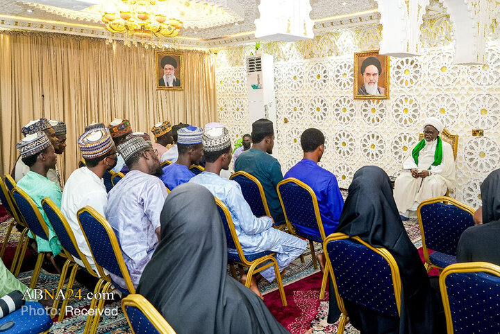 دیدار شیخ زکزاکی با نمایندگان «انجمن رسانه‌ای» جنبش اسلامی در ابوجا، نیجریه