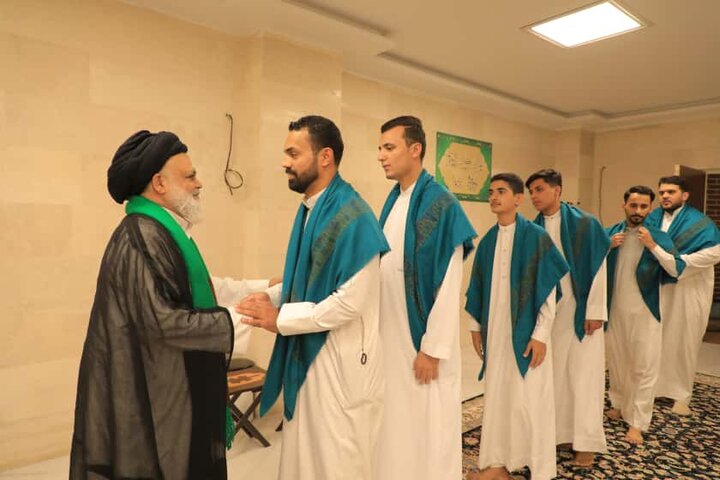 تقرير مصور/ الجولة التبليغية الخامسة للمواهب القرآنية في قم المقدسة تتواصل بلقاء نخبة من العلماء