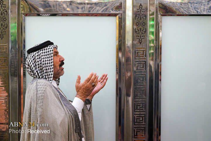 قاب‌هایی از خلوص زائران در سایه گنبد زرین علی (ع)