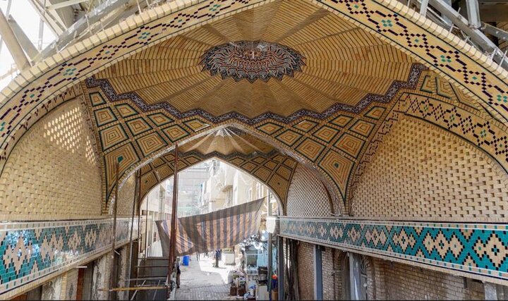 نسب إنجاز متقدمة في مشروع صحن باب القبلة الكبير وسردابه بالعتبة العباسية المقدسة