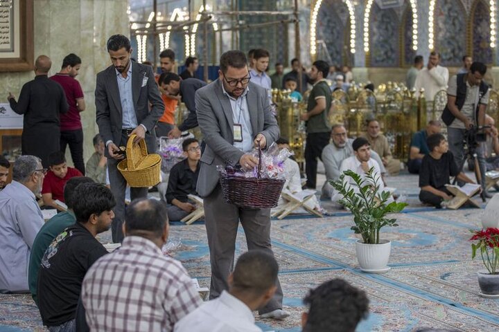 إقامة محفل قرآنيّ بذكرى ولادة الإمام العسكري (ع) في مرقد أبي الفضل العباس  (ع)