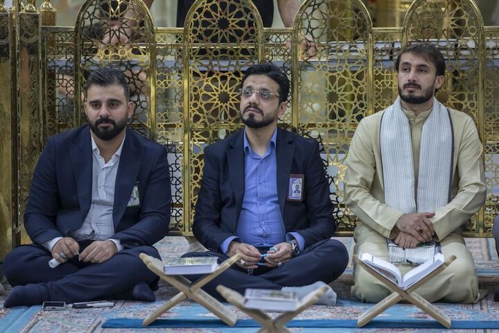إقامة محفل قرآنيّ بذكرى ولادة الإمام العسكري (ع) في مرقد أبي الفضل العباس  (ع)