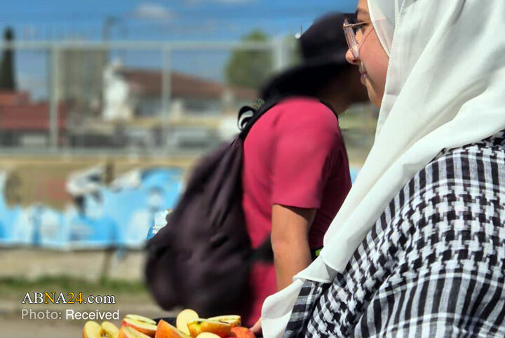 ایستگاه صلح و خدمت داوطلبان «حسین کیست؟» در مراسم زیارت لوخان