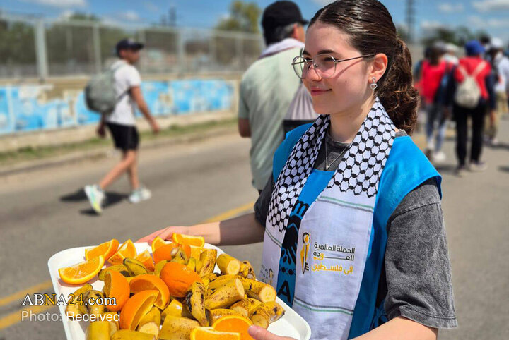 ایستگاه صلح و خدمت داوطلبان «حسین کیست؟» در مراسم زیارت لوخان