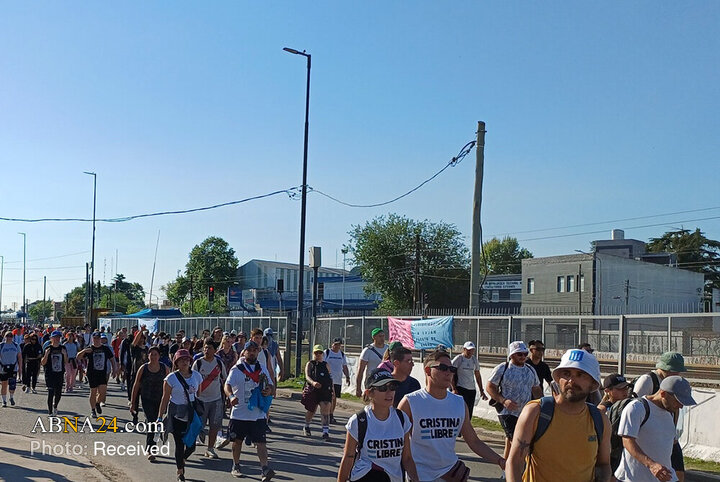 ایستگاه صلح و خدمت داوطلبان «حسین کیست؟» در مراسم زیارت لوخان