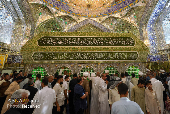 Informe fotográfico | Instantáneas de la devoción de los peregrinos bajo la sombra de la dorada cúpula del Imam Alí (la paz sea con él)