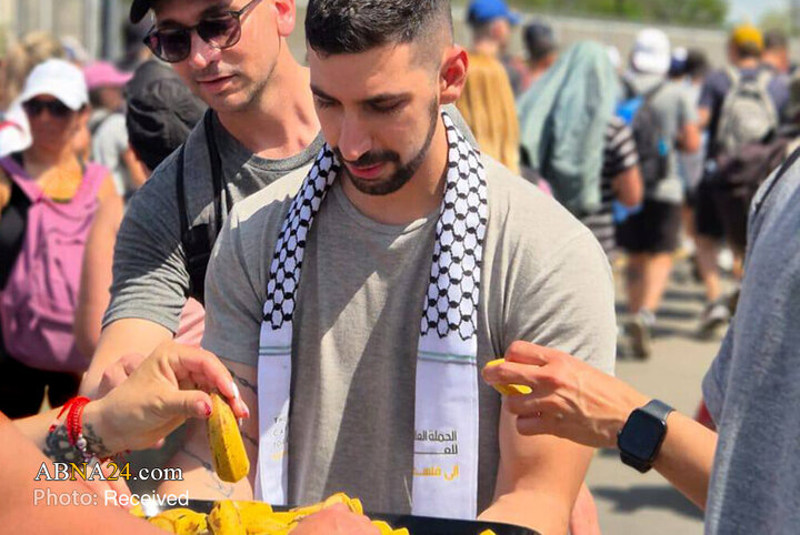 ایستگاه صلح و خدمت داوطلبان «حسین کیست؟» در مراسم زیارت لوخان