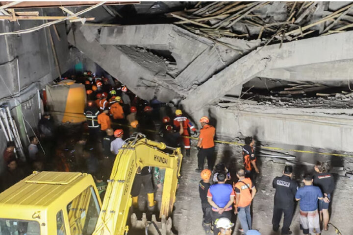 شمار جان‌باختگان حادثۀ فرو ریختن مدرسۀ اسلامی در اندونزی به ۳۷ نفر رسید