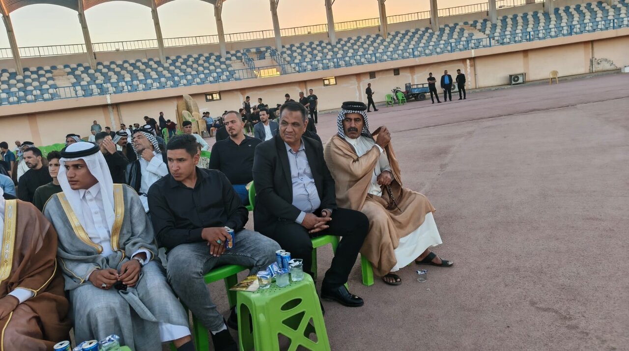 برگزاری نخستین سالگرد شهادت سید حسن نصرالله و سید هاشم صفی‌الدین در استان بابل عراق + تصاویر