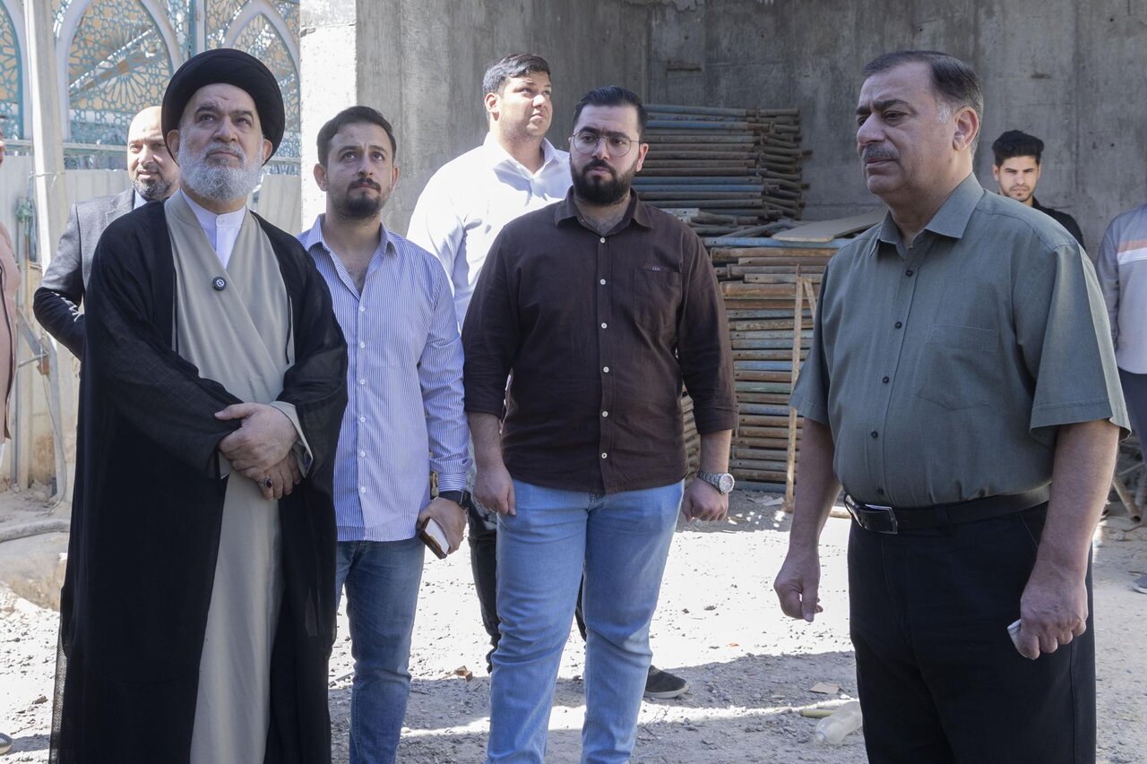 Sayed Al-Safi conducts a tour of projects of Kafeel Museum building and large Bab Al-Qibla courtyard (+Photos)