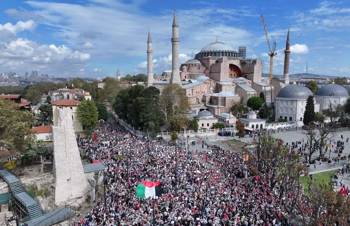 ویدیو | راهپیمایی مردم ترکیه در شهرهایی مانند استانبول، آنکارا و دیاربکر در حمایت از غزه