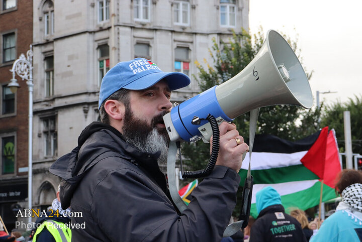 تجمعات گسترده حامیان فلسطین در فرانسه و ایرلند علیه جنایات رژیم صهیونیستی