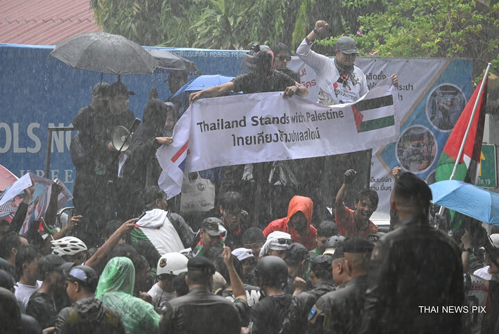 تجمعات گسترده حامیان فلسطین در تایلند علیه جنایات رژیم صهیونیستی