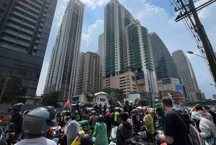 تجمعات گسترده حامیان فلسطین در تایلند علیه جنایات رژیم صهیونیستی