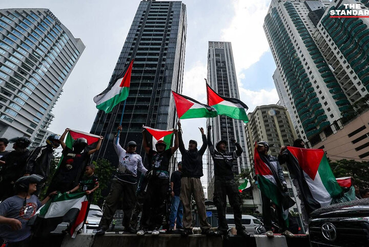 تجمعات گسترده حامیان فلسطین در تایلند علیه جنایات رژیم صهیونیستی