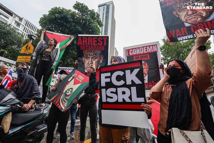 تجمعات گسترده حامیان فلسطین در تایلند علیه جنایات رژیم صهیونیستی