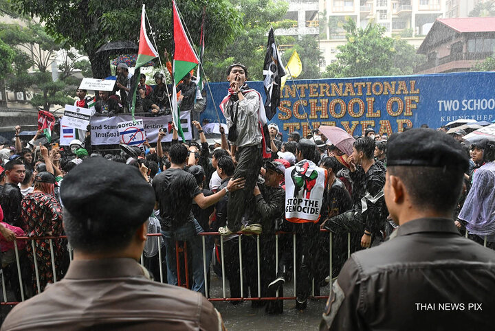 تجمعات گسترده حامیان فلسطین در تایلند علیه جنایات رژیم صهیونیستی