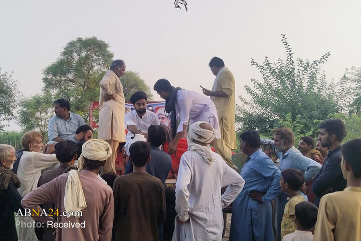 کمک‌رسانی مجلس وحدت مسلمین به خانواده‌های سیل‌زده در ایالت پنجاب پاکستان