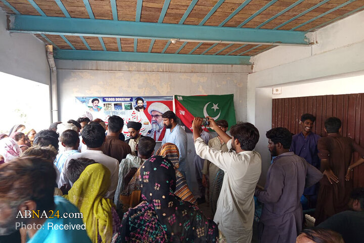 گزارش تصویری | کمک‌رسانی مجلس وحدت مسلمین به خانواده‌های سیل‌زده در ایالت پنجاب پاکستان