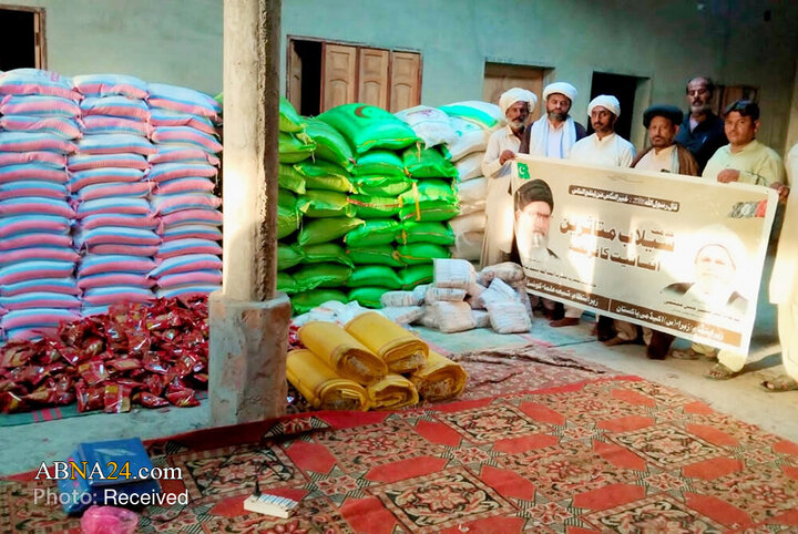 کمک‌رسانی مجلس وحدت مسلمین به خانواده‌های سیل‌زده در ایالت پنجاب پاکستان