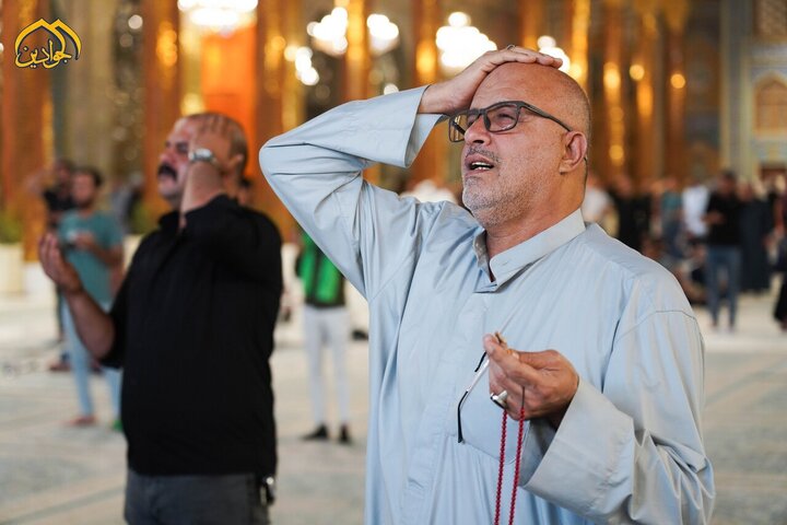 FInforme fotográfico |  Ceremonia de recitación de la súplica Yushan Saghir en el santuario sagrado de Al-Kazimiya
