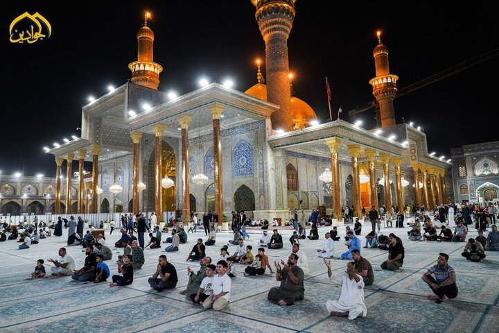 FInforme fotográfico |  Ceremonia de recitación de la súplica Yushan Saghir en el santuario sagrado de Al-Kazimiya