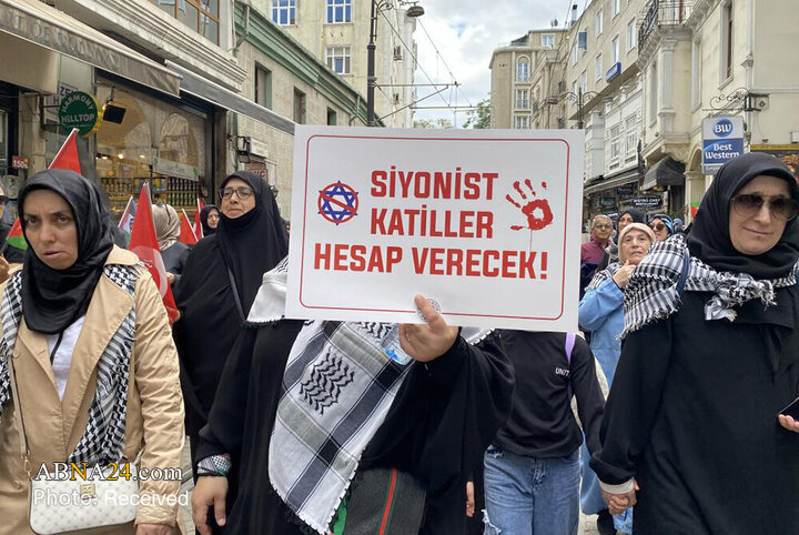 Informe fotográfico | Masiva manifestación pro-Gaza en Estambul, Turquía