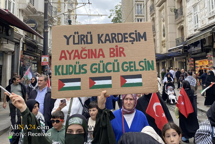 Informe fotográfico | Masiva manifestación pro-Gaza en Estambul, Turquía