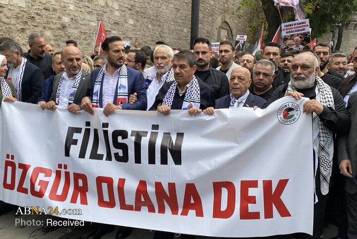 Informe fotográfico | Masiva manifestación pro-Gaza en Estambul, Turquía