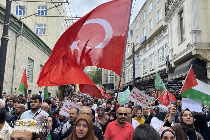 Informe fotográfico | Masiva manifestación pro-Gaza en Estambul, Turquía