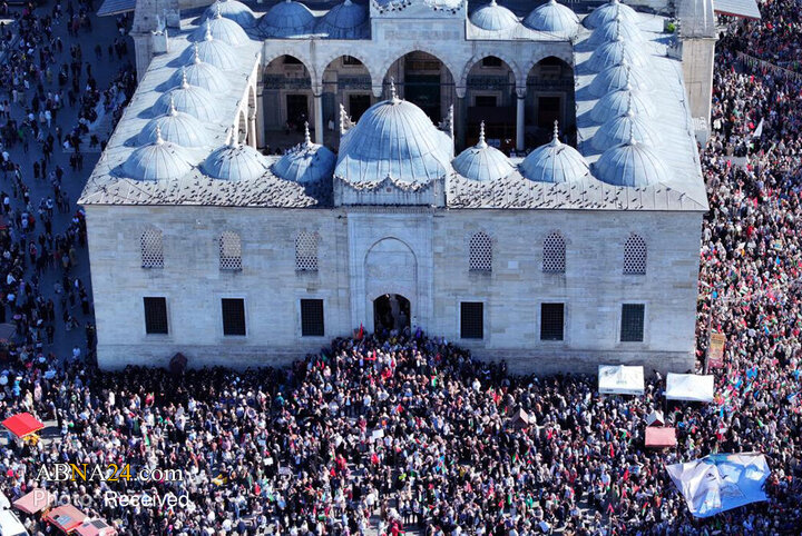 Informe fotográfico | Masiva manifestación pro-Gaza en Estambul, Turquía