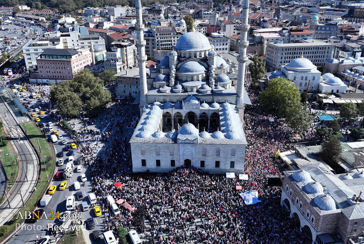 Informe fotográfico | Masiva manifestación pro-Gaza en Estambul, Turquía
