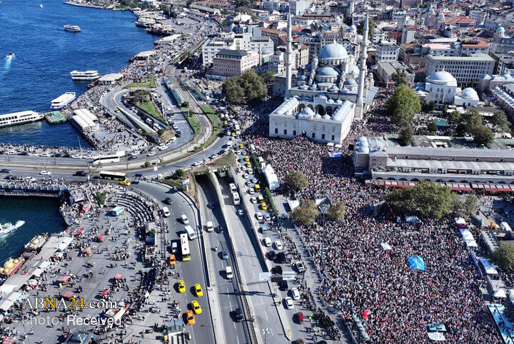 Informe fotográfico | Masiva manifestación pro-Gaza en Estambul, Turquía