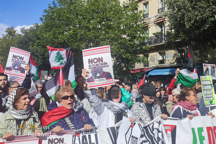 Informe fotográfico | Amplias manifestaciones pro-Palestina en Francia e Irlanda contra los crímenes del régimen israelí