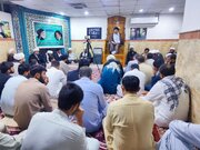 إقامة مراسيم الذكرى الأولى لاستشهاد الشهيد السيد حسن نصر الله في النجف + صور