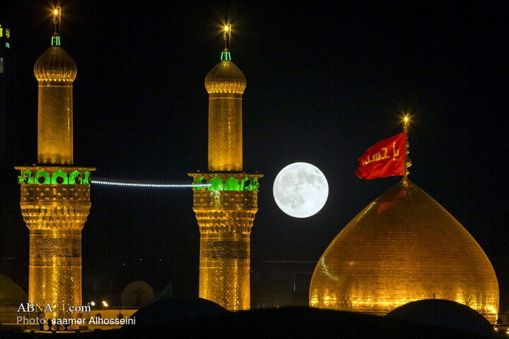 ابرماه اکتبر در آسمان کربلای معلی