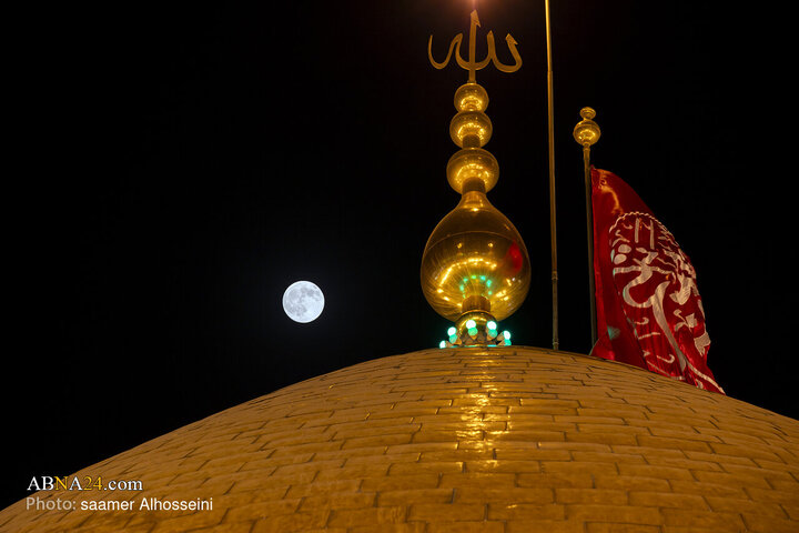 ابرماه اکتبر در آسمان کربلای معلی