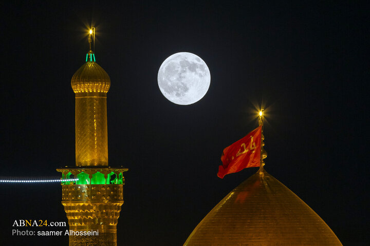 ابرماه اکتبر در آسمان کربلای معلی