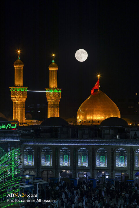 ابرماه اکتبر در آسمان کربلای معلی