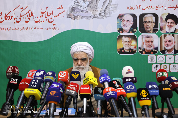 نشست خبری هشتمین اجلاس بین‌المللی همبستگی با کودکان و نوجوانان فلسطینی