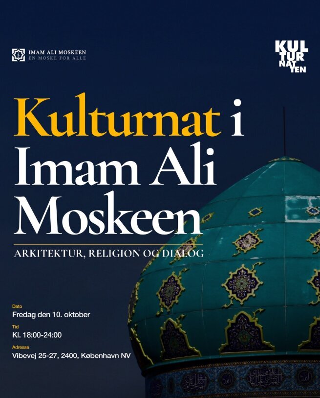 Džamija Imam Ali, a.s, u Kopenhagenu se priprema za posebnu ceremoniju povodom Danske noći kulture